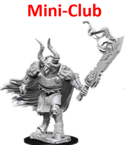 Minotaur with flaming sword