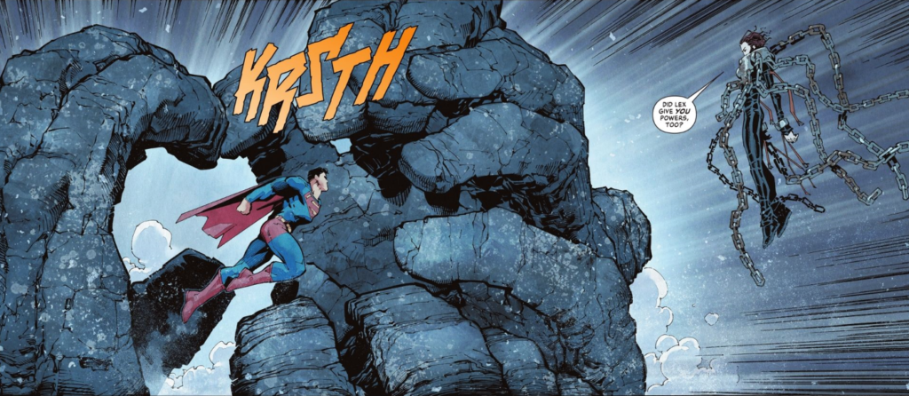 Sound Effect of the Week:
KRSTH
From Superman #6