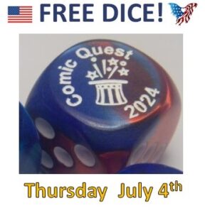 Free CQ Ltd Edition Holiday Dice 