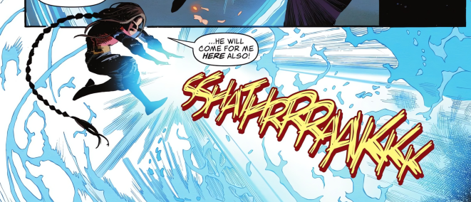 Sound Effect of the Week:
SSHATHRRRAAKKK
From Action #1060