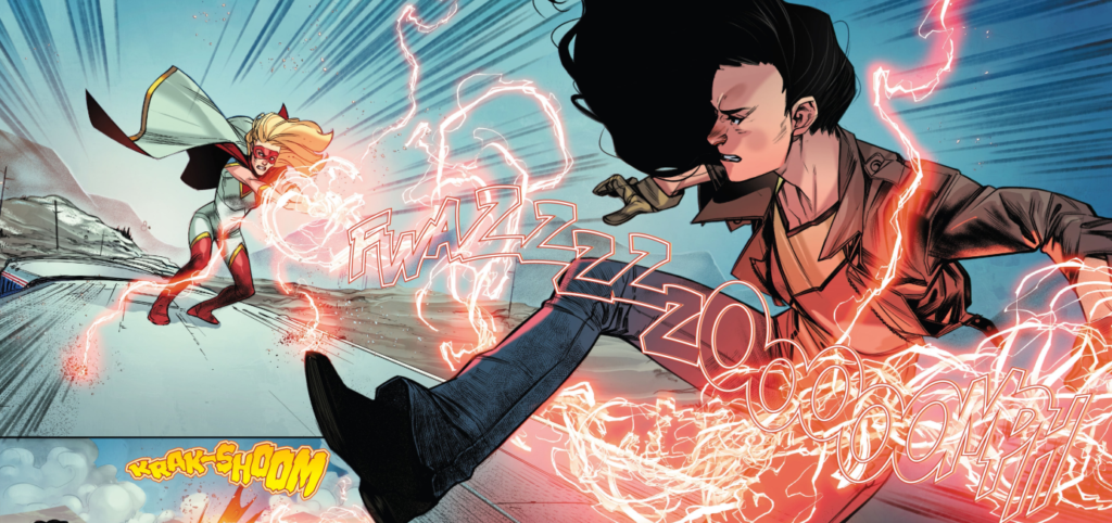 Sound Effect of the Week:
FWAZZZZZOOOOOMPH
From Spider-Woman #6