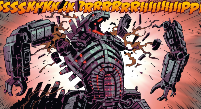 Sound Effect of the Week: SSSSKKKKKKRRRRRRRRIIIIIIIIIIPPP From Justice League Vs Godzilla Vs Kong #7