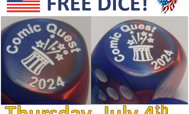 4th of july dice