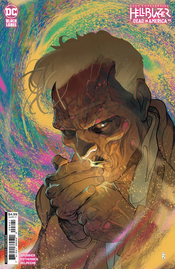 Cover of the Week:
John Constantine Dead In America #8