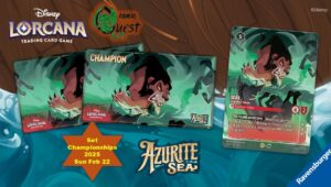 Lorcana Azurite Sea Set Championships Flyer