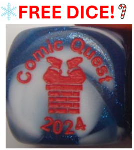 Free Holiday Dice on Thursday Dec 26