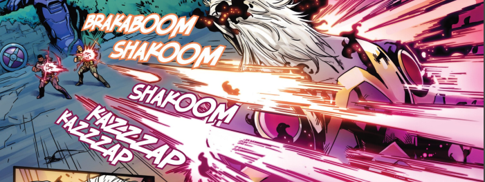 Sound Effect of the Week:
BRAKABOOM
SHAKOOM
SHAKOOM
KAZZAP
KAZZAP
From Timeslide #1