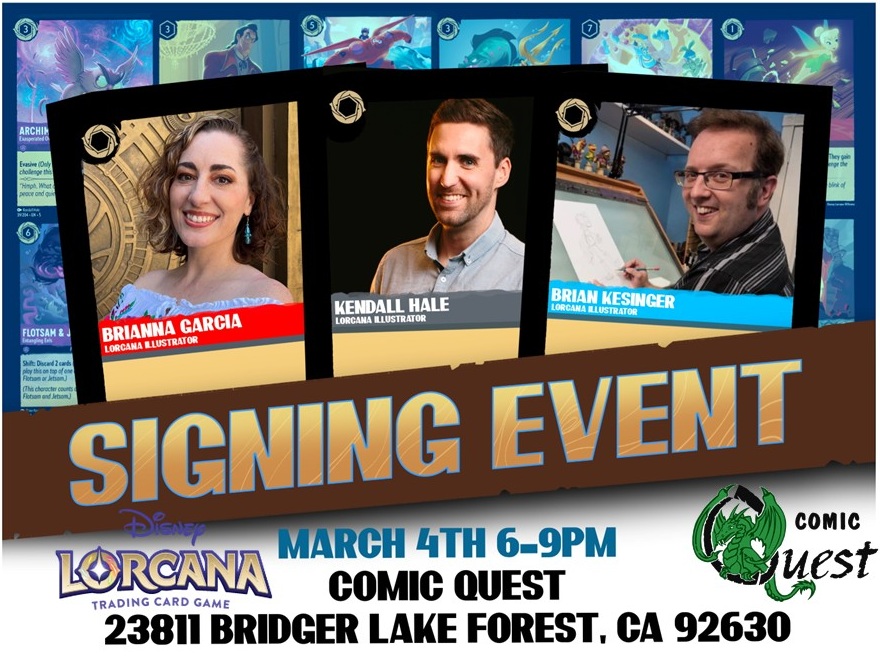 Lorcana Artists Signing 3.4.25