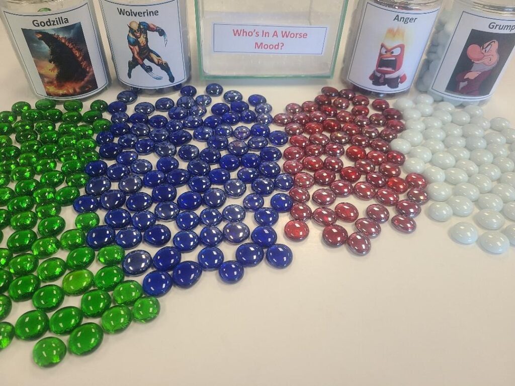 Your Votes are in and you think Wolverine is in the worst mood.  Beating out a monster who eats cities, a dwarf who's name is literally Grumpy, and the very personification of Anger.
--Wolverine 31%
--Godzilla 28%
--Anger 21%
--Grumpy 20%

Thanks to all who voted, a new vote starts right away.