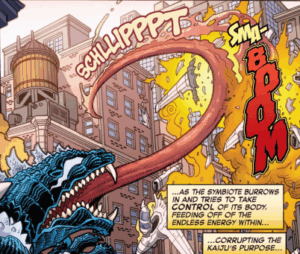 Sound Effect of the Week: SCHLLIPPPT SHA-BOOM From Godzilla Vs. Spider-Man #1
