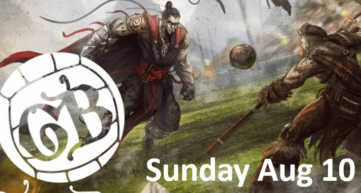 Guild Ball Tournament
Sunday August 10. 10am
Entry Fee : $10.  Goes to Prizes.
Use this link to sign-up for the tournament: Guild ball https://guildball.longshanks.org/event/26534/
3 rounds singles tournament- fixed 12 player rosters.
