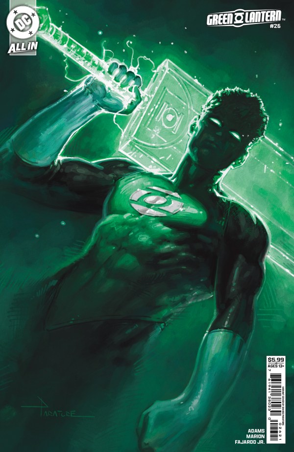 Cover of the Week: Green Lantern #26 Cover Arist: Davide Paratore