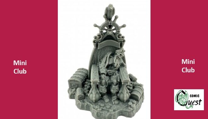 The new mini club is available. Dead Men Tell No Tales Every two months we select a unique miniature, and offer it for 25% Off for everyone. Then at the end of the period, painters turn their miniatures in for an exhibition. Everyone paints the same miniature, but do in in unique ways. Color choices, techniques, conversation, etc. Turn in is Saturday October 25th.