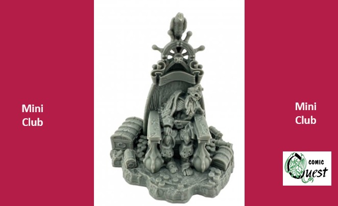 The new mini club is available. Dead Men Tell No Tales Every two months we select a unique miniature, and offer it for 25% Off for everyone. Then at the end of the period, painters turn their miniatures in for an exhibition. Everyone paints the same miniature, but do in in unique ways. Color choices, techniques, conversation, etc. Turn in is Saturday October 25th.