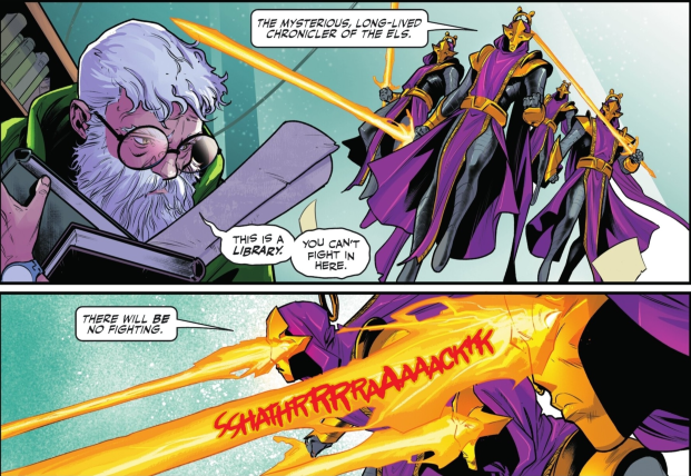 Sound Effect of the Week:
SSHATHRRRRAAAAACKKK
From Adventures of Superman Book of El 3