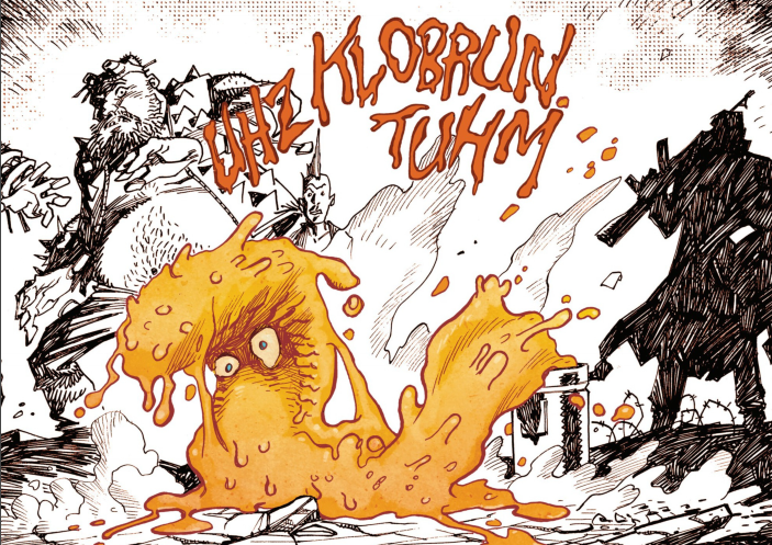 Sound Effect of the Week:
UHZ KLOBRUN TUHM
From Marvel Black White Blood & Guts 2