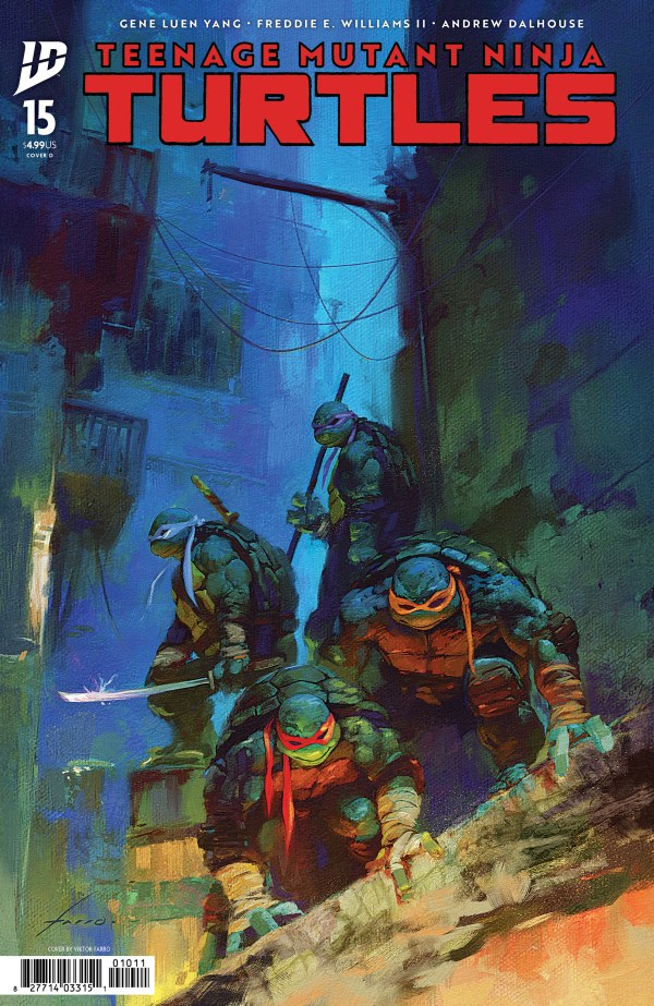 Cover of the Week:
Teenage Mutant Ninja Turtles 15
Artist: Viktor Farro